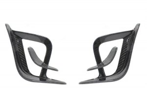 FIAT 500 Front Side Air Duct Diffuser Set - Carbon Fiber - 595 EU Model - Estremo